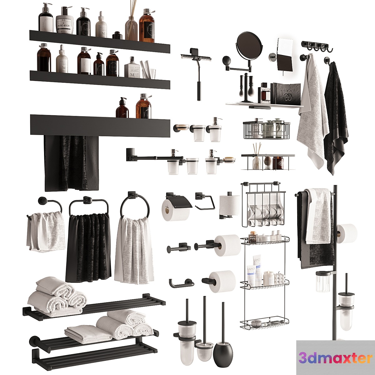 Bathroom accessories Wasserkraft 3D Max