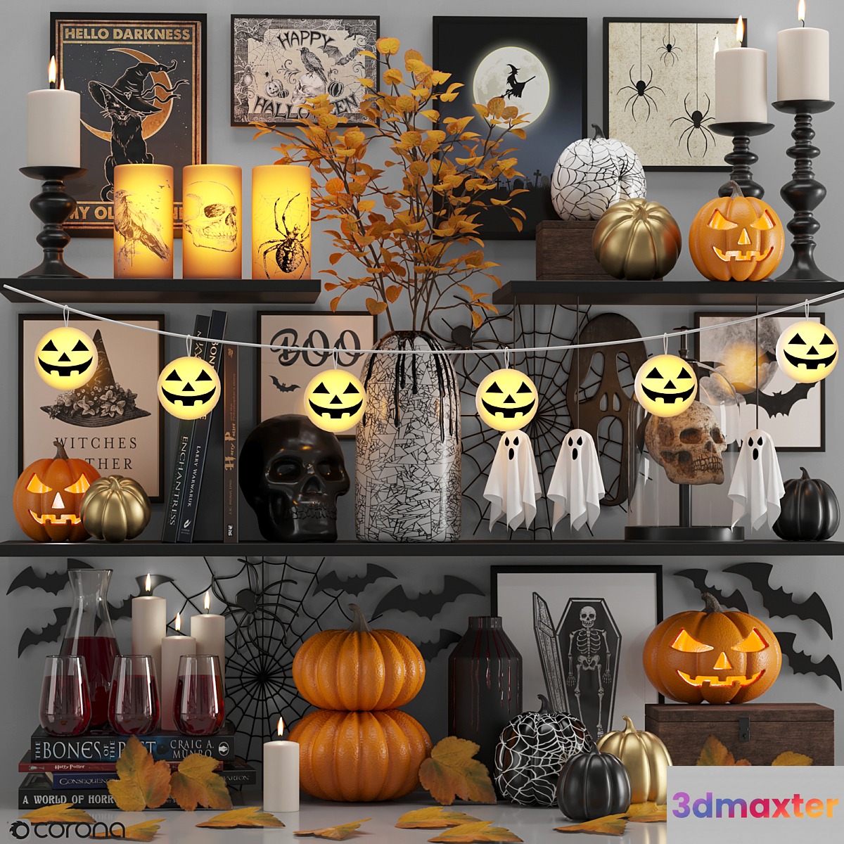 halloween decorative set