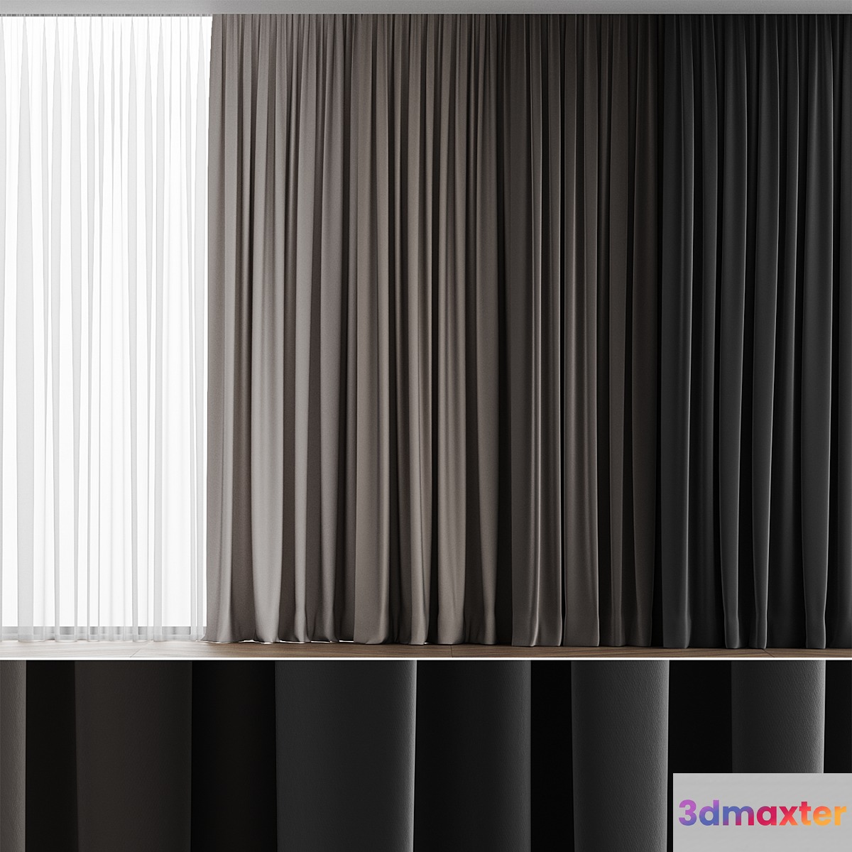 Curtains 07 3D Max