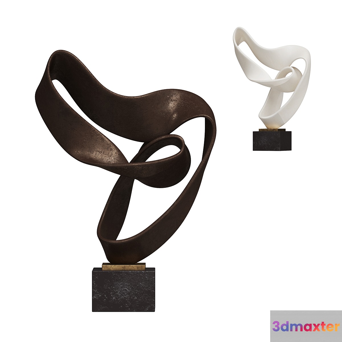 Ribbon Sculpture Decor - No.2