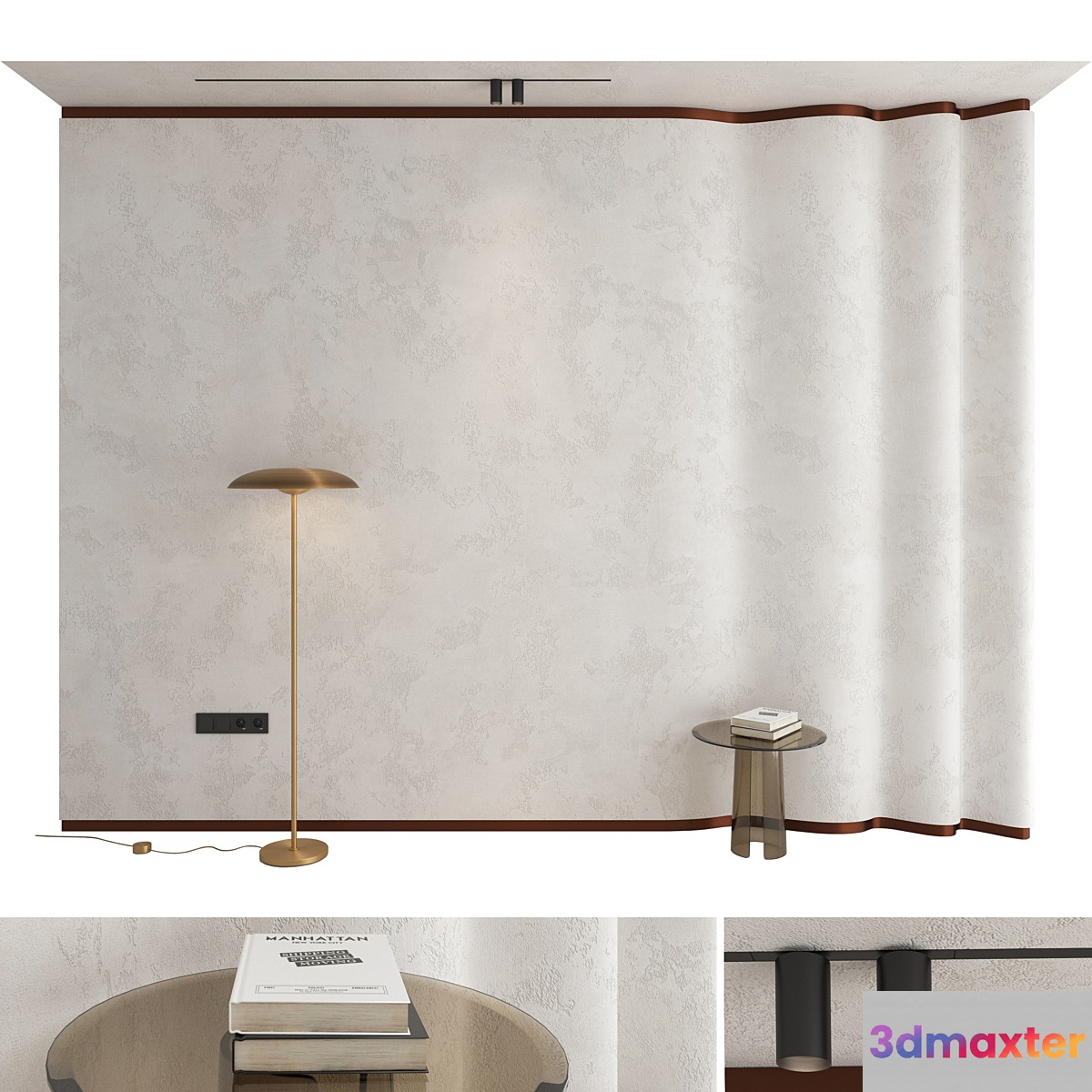Decorative wall panel set 96