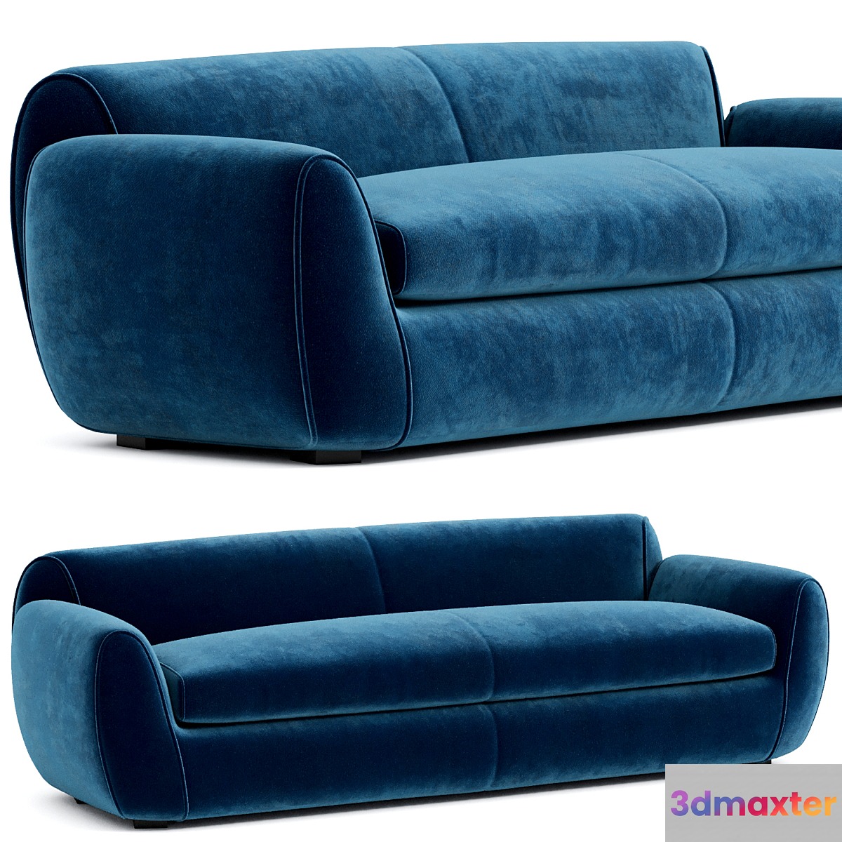 EPÒNIMO Sofa aus Samt mit abnehmbarem Bezug - No.2