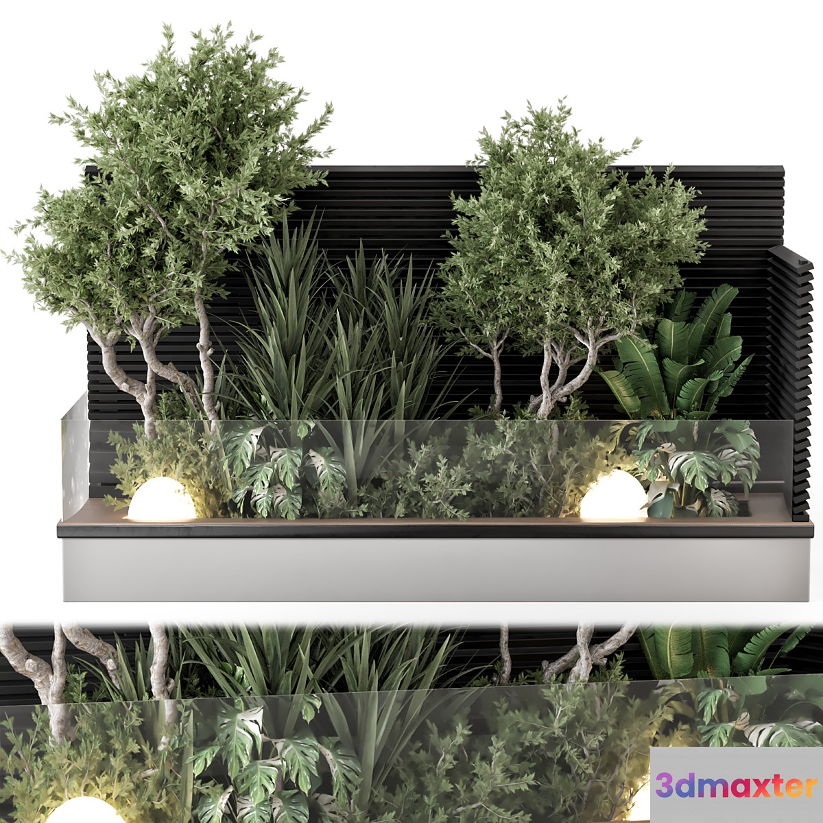 Backyard and Landscape Set Bush and Tree - Set 1139 - No.2