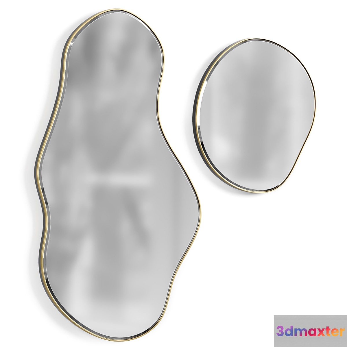 Pond Large Mirror OPEN BOX 3D Max