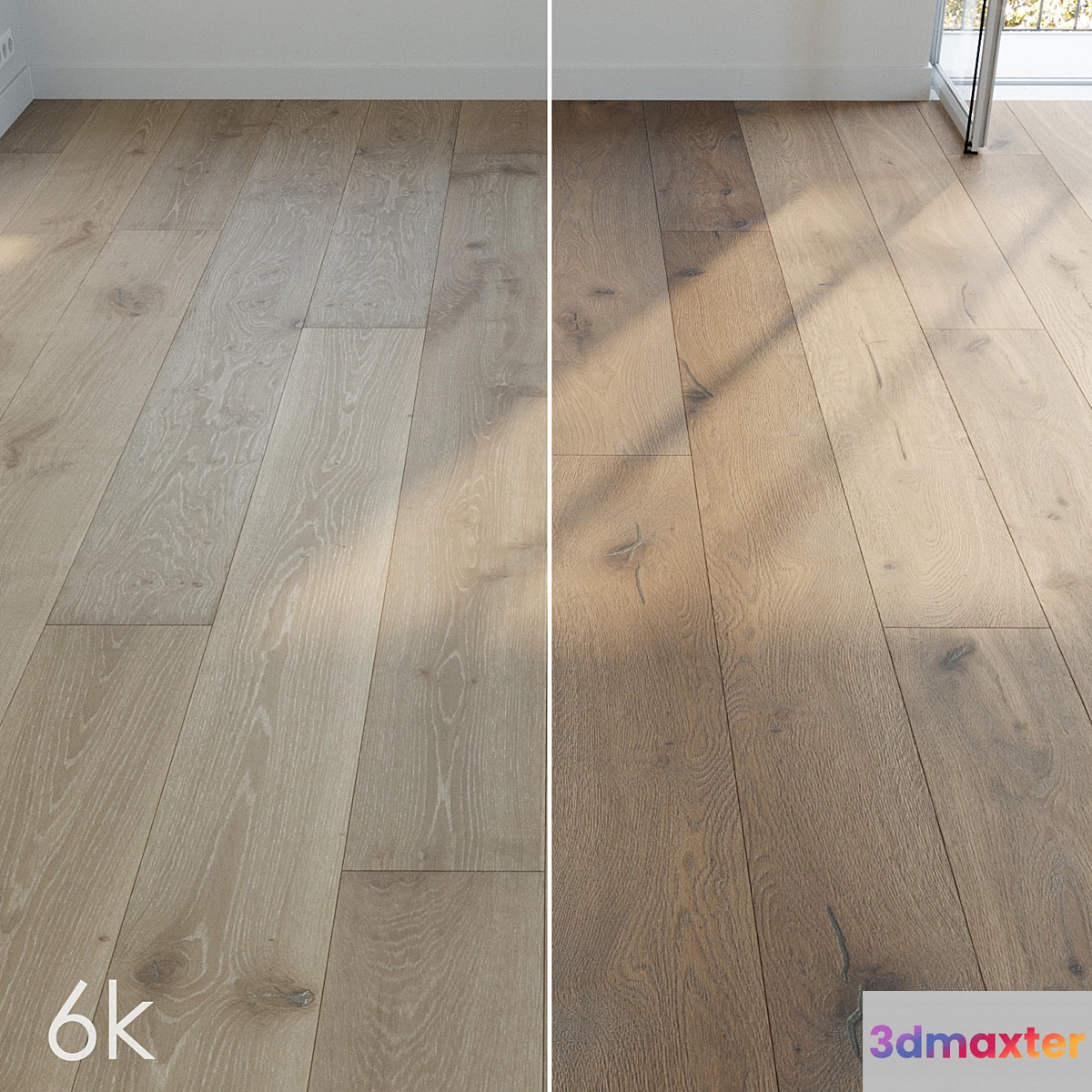 Parquet set 20 - Bundle - 2 Types of oak _ 6k textures - No.2