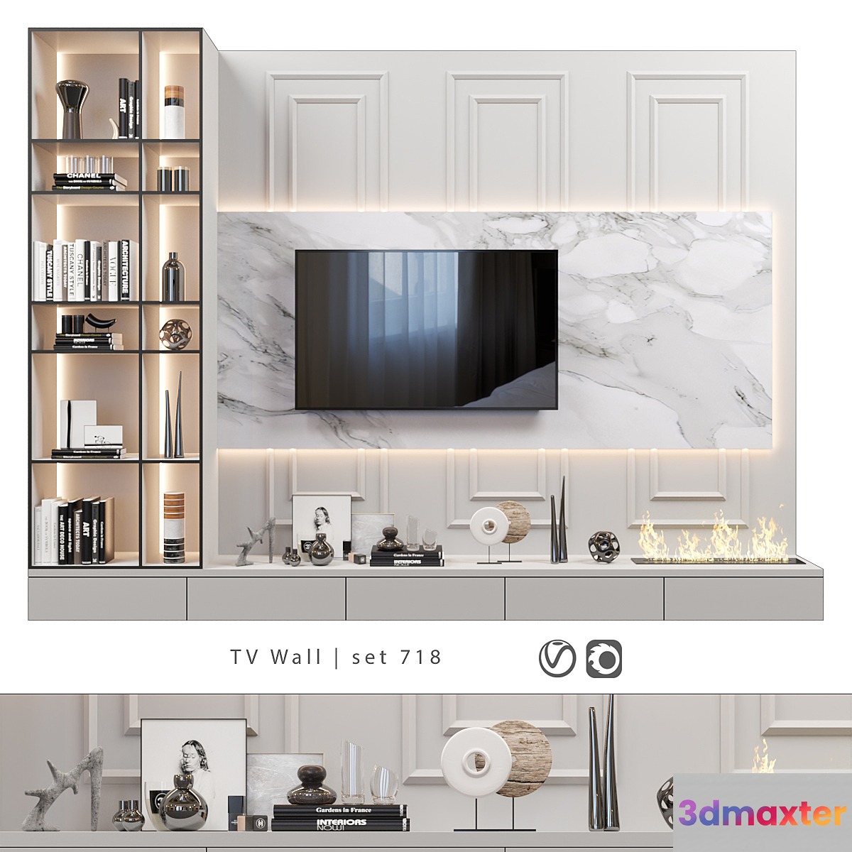 TV Wall | set 718