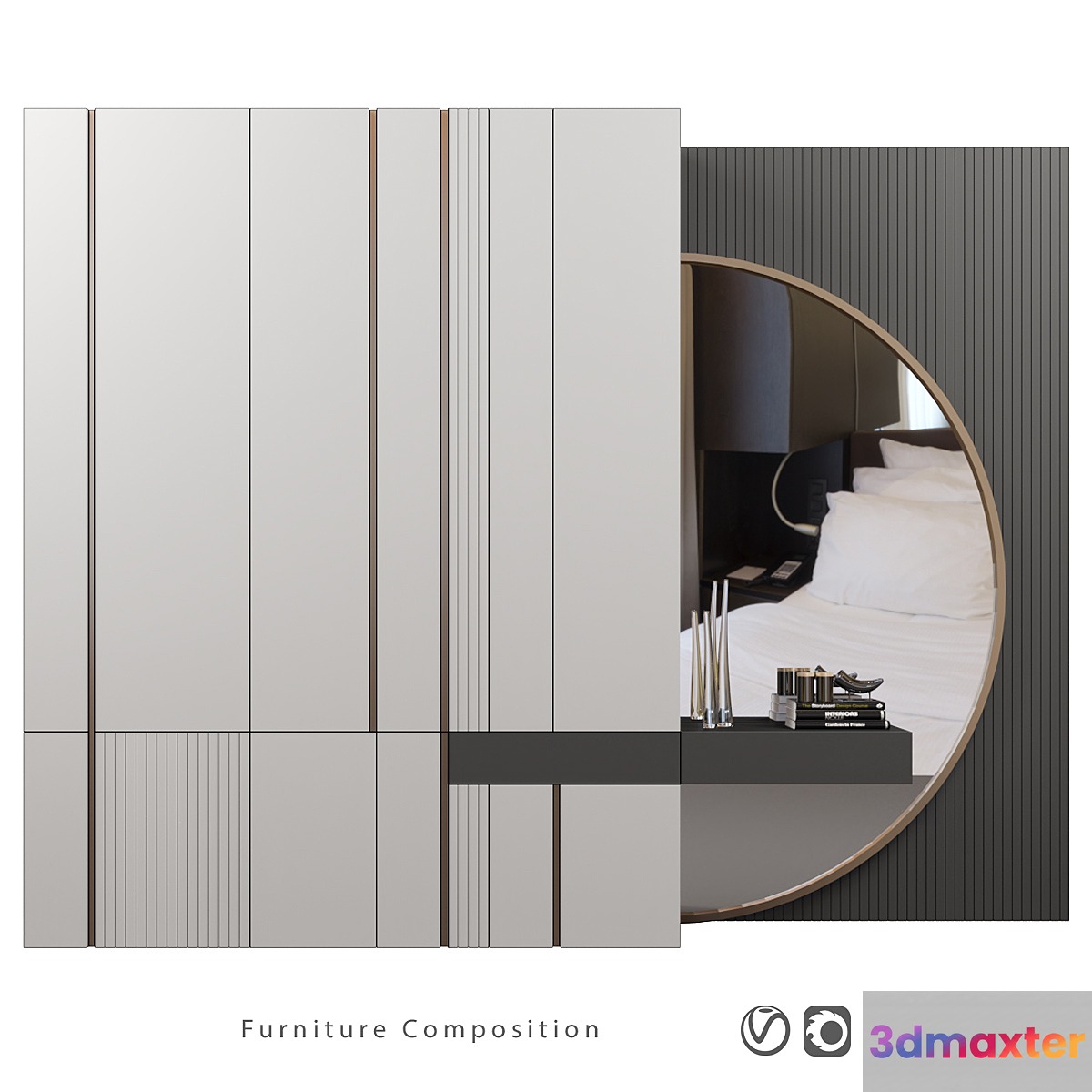 Furniture composition | 308 3D Max