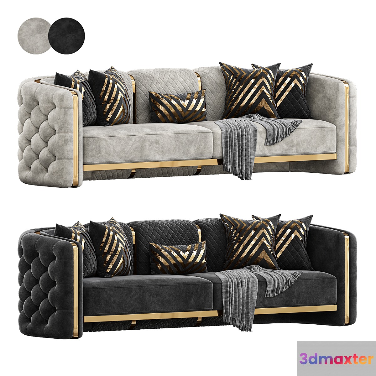 Viktorya Sofa by Evgor Luxury