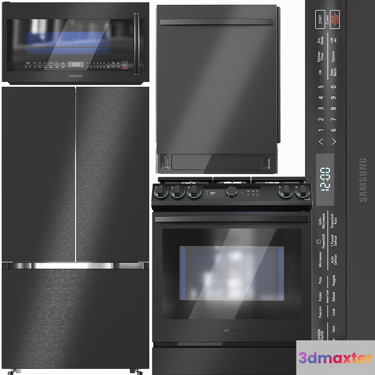 Samsung Appliance Collection 04 3D Max Samsung Appliance Collection 04 3D Max