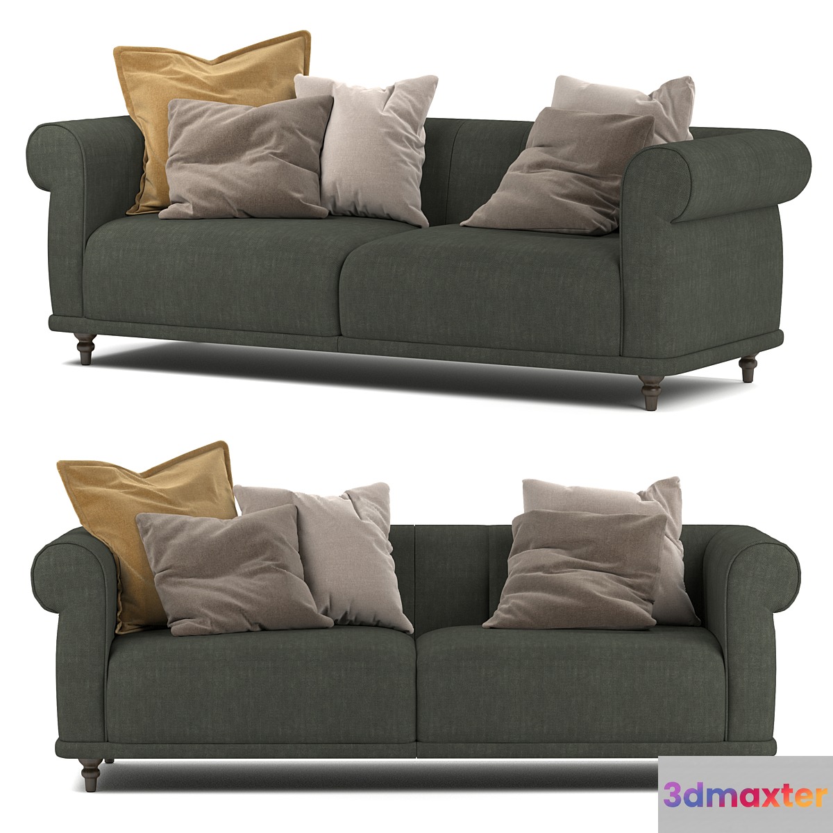 Ikea Viskafors sofa 3D Max