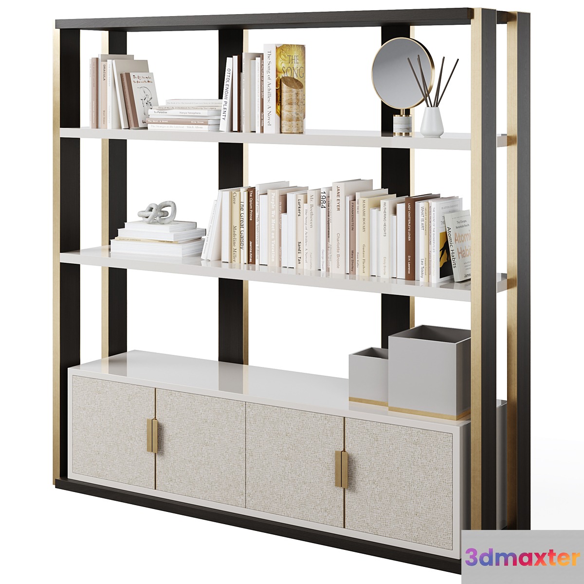 Bookcase NAPIER by Frato 3D Max