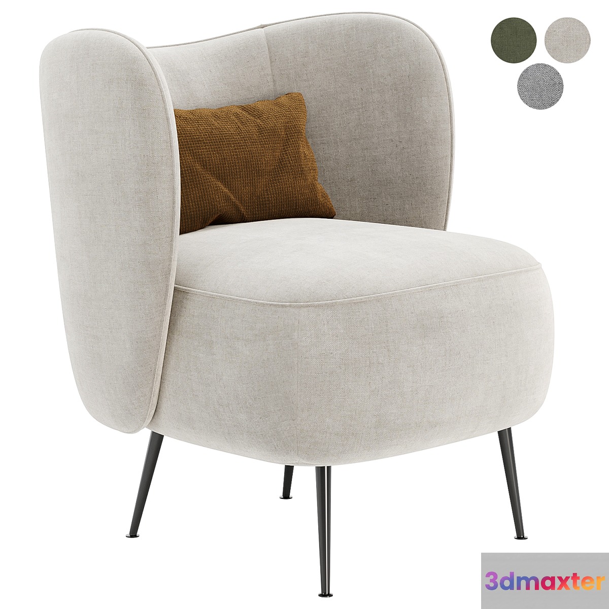 Upholstered Wingback Chair