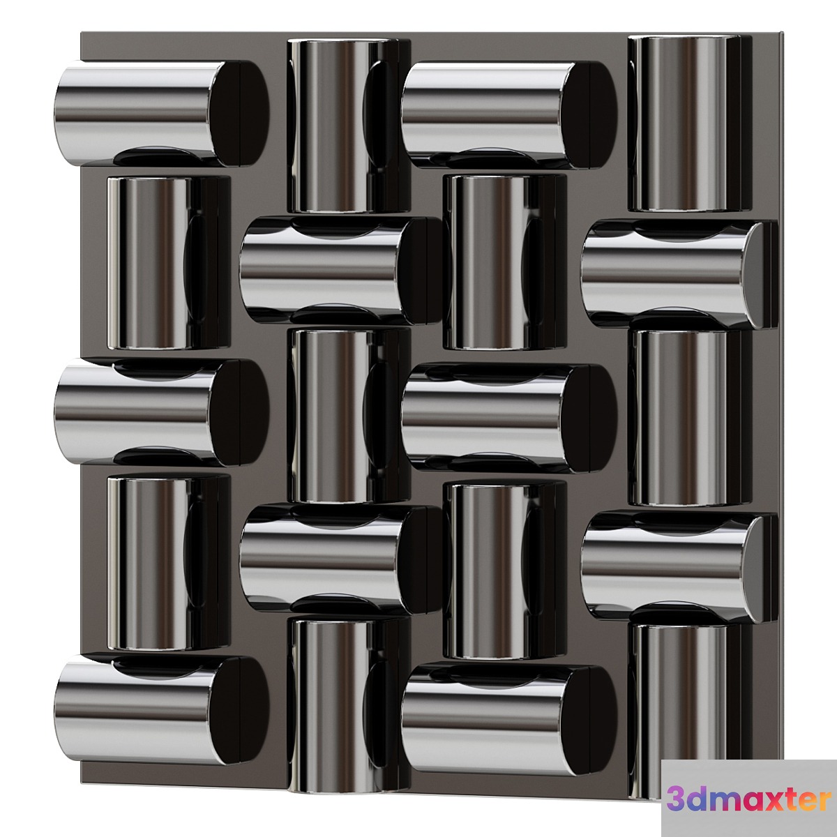 Arete Wall Tile - Stainless Steel Wall Decor Wall Decor