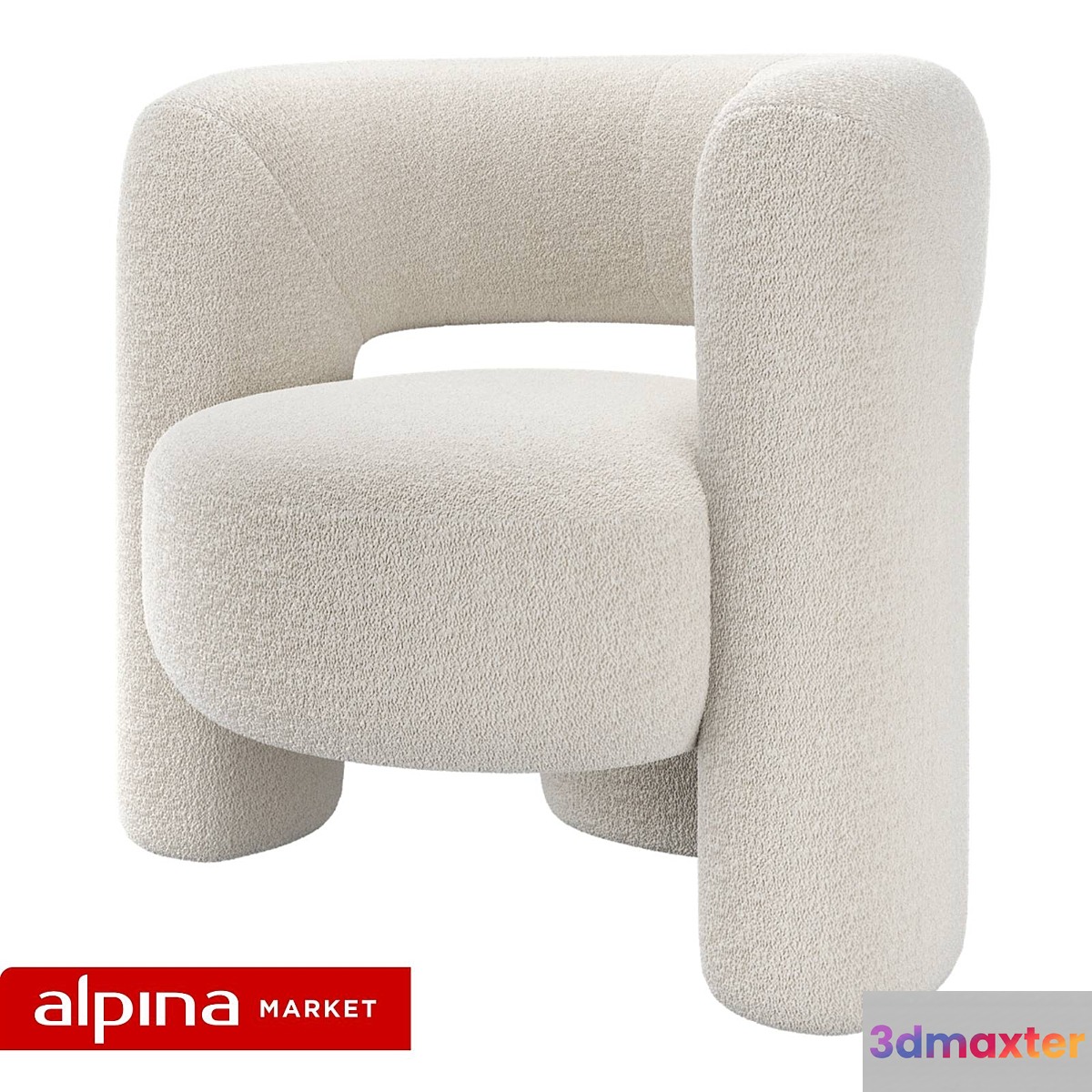 OM Armchair Zampa 3D Max
