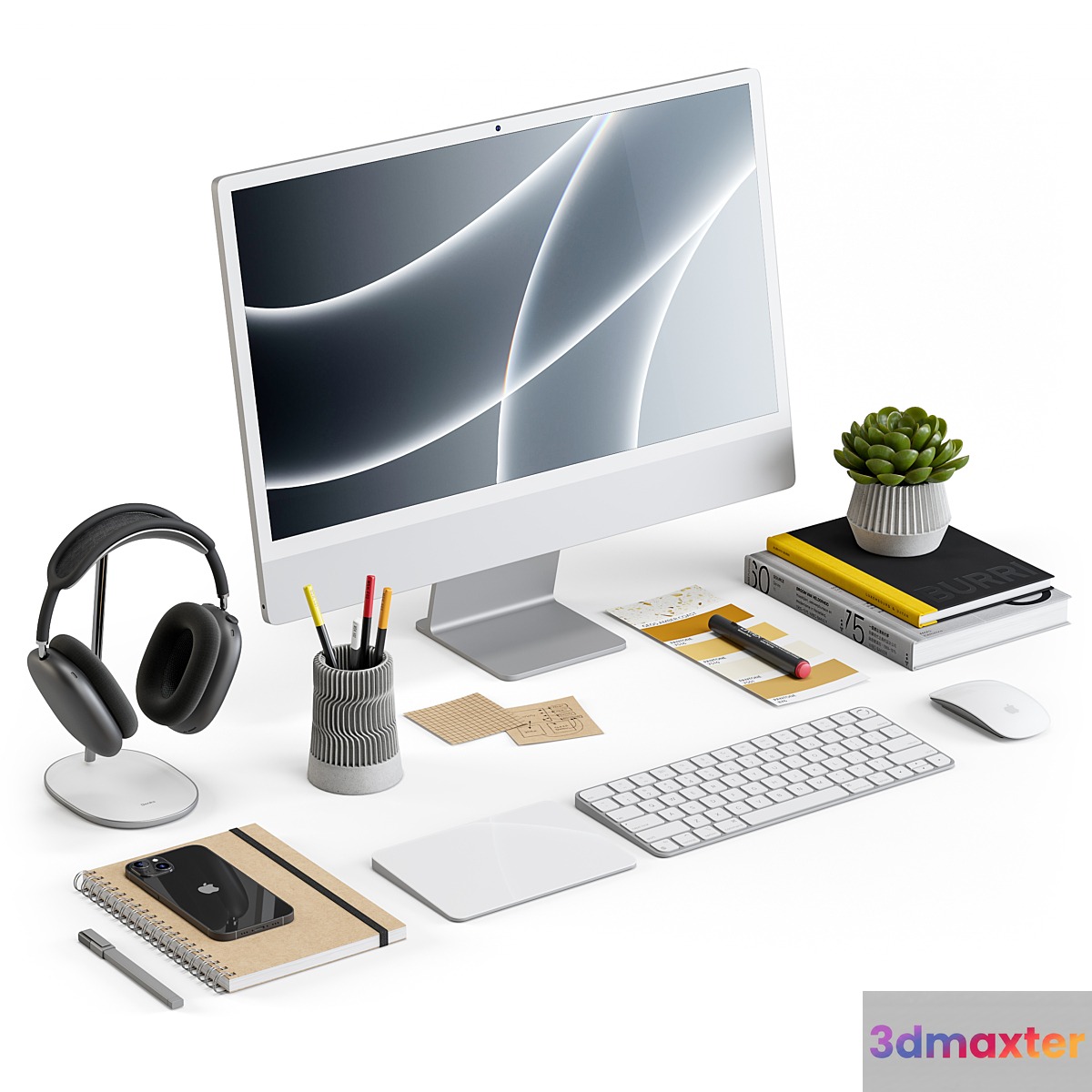 Workplace Set 2 3D Max