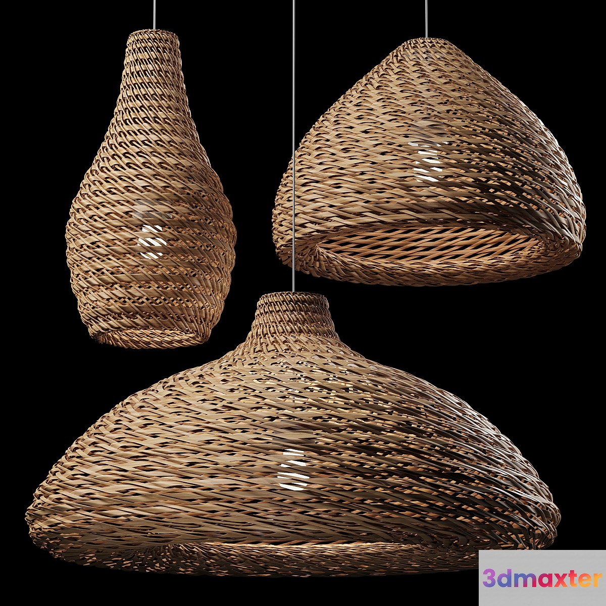 Rattan Pendant Light 08