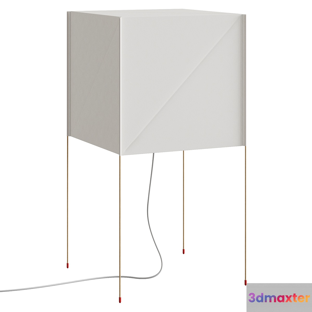 Hay Paper Cube 3D Max
