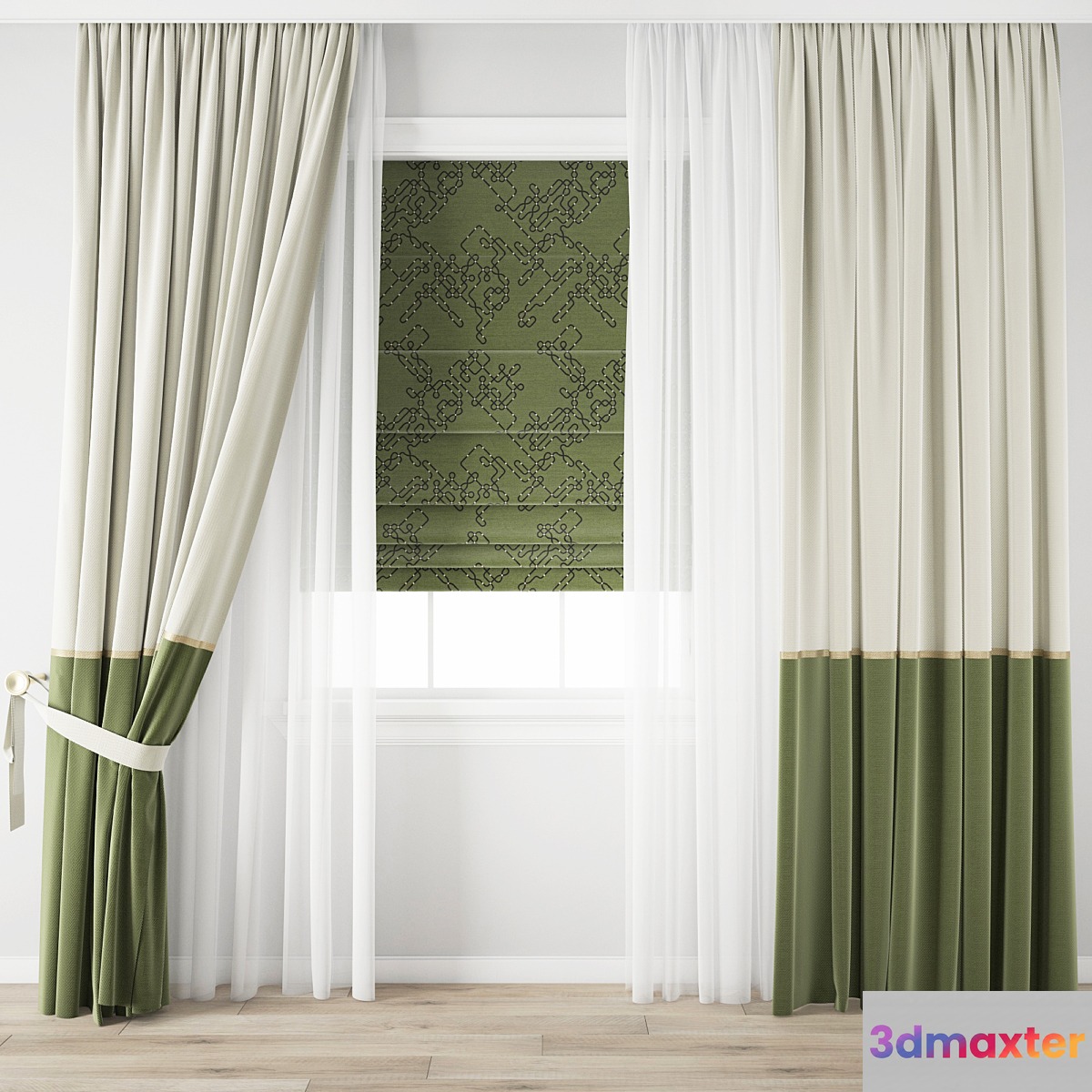Curtain 695 3D Max