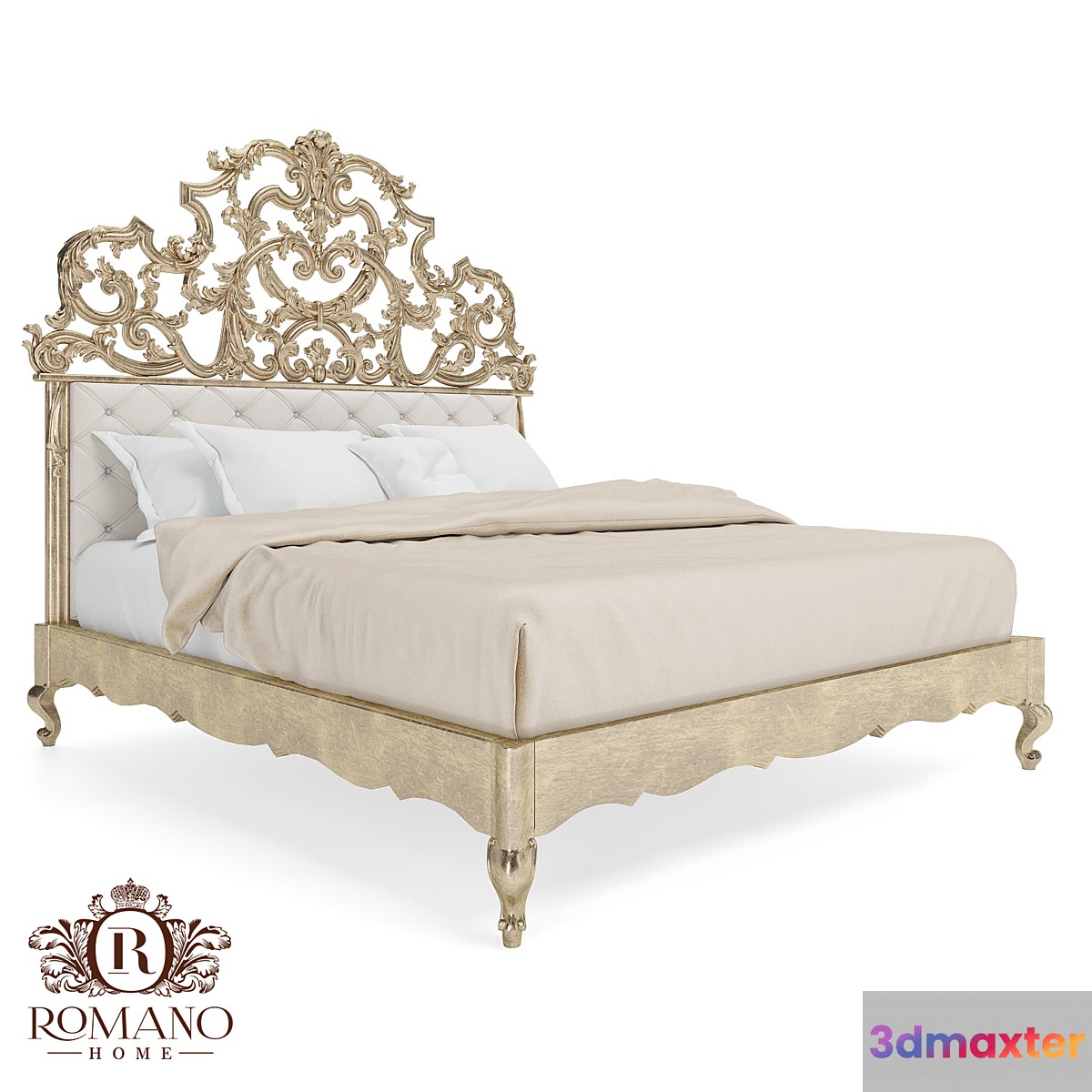 Bed Lucrezia High Romano Home
