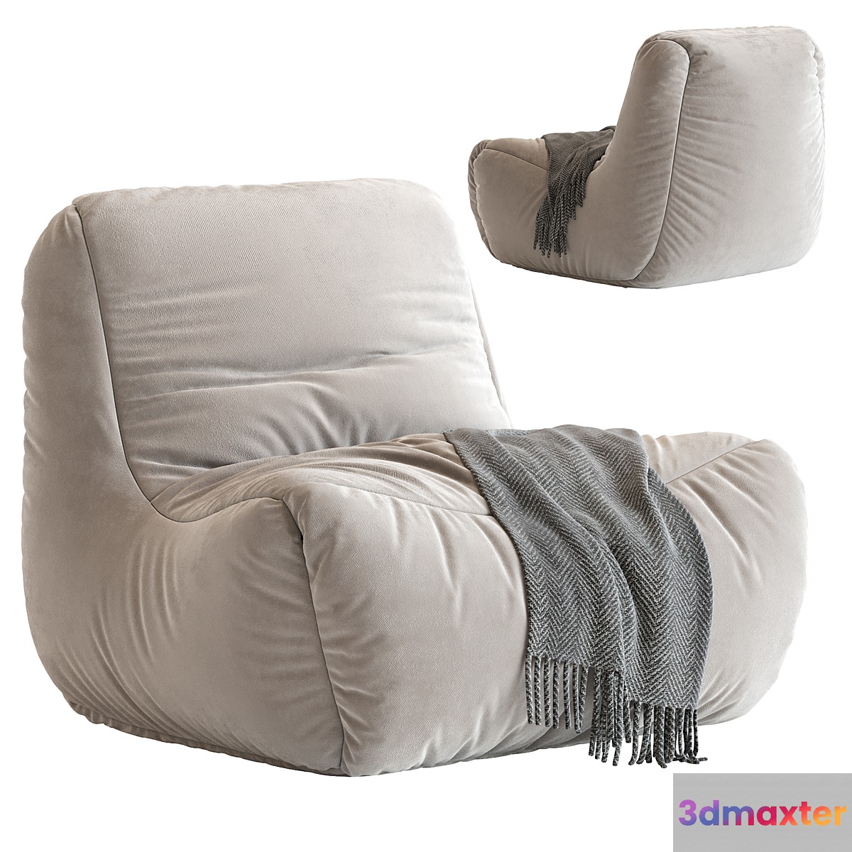 Bean Bag Chair N8 3D Max