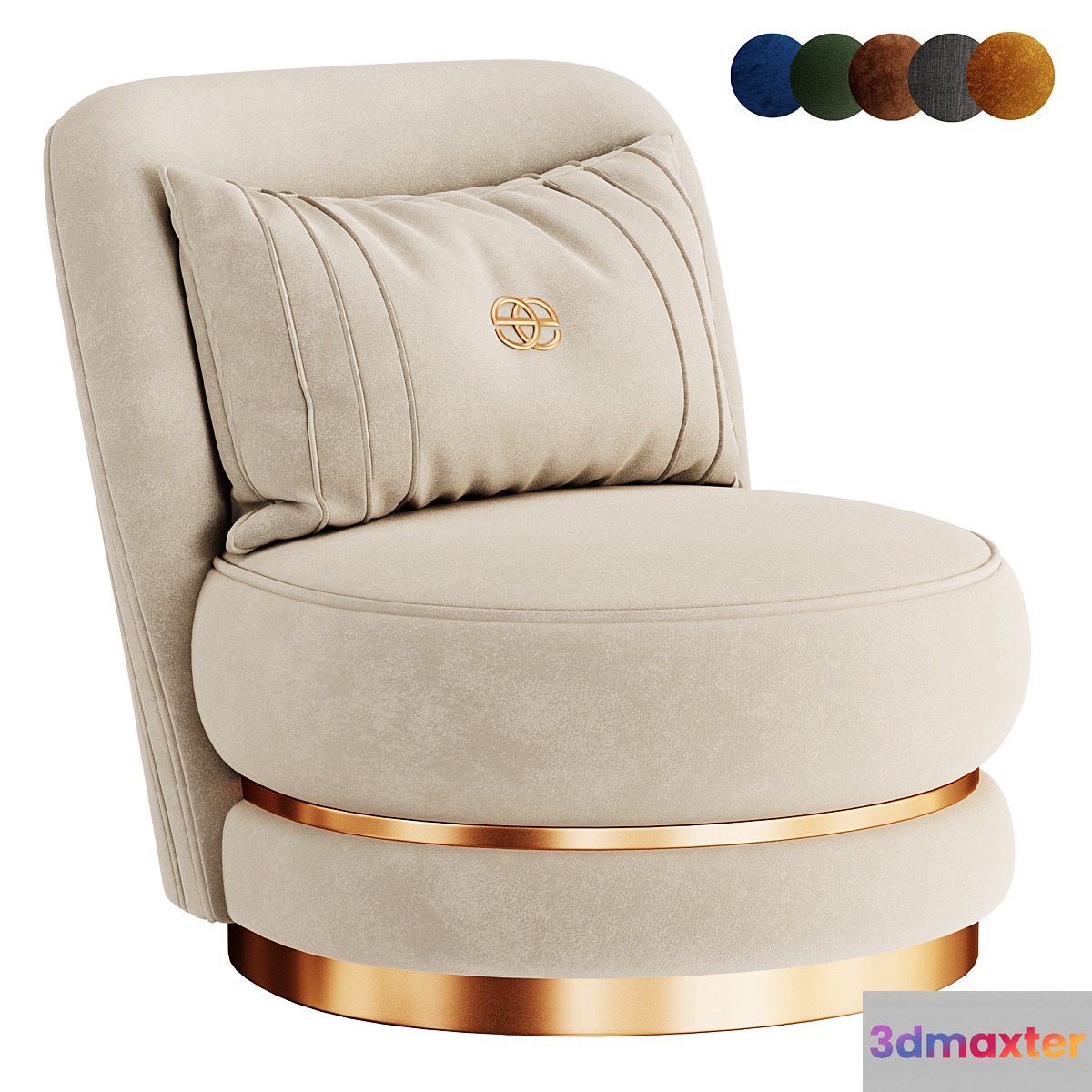 Perla Armchair 3D Max