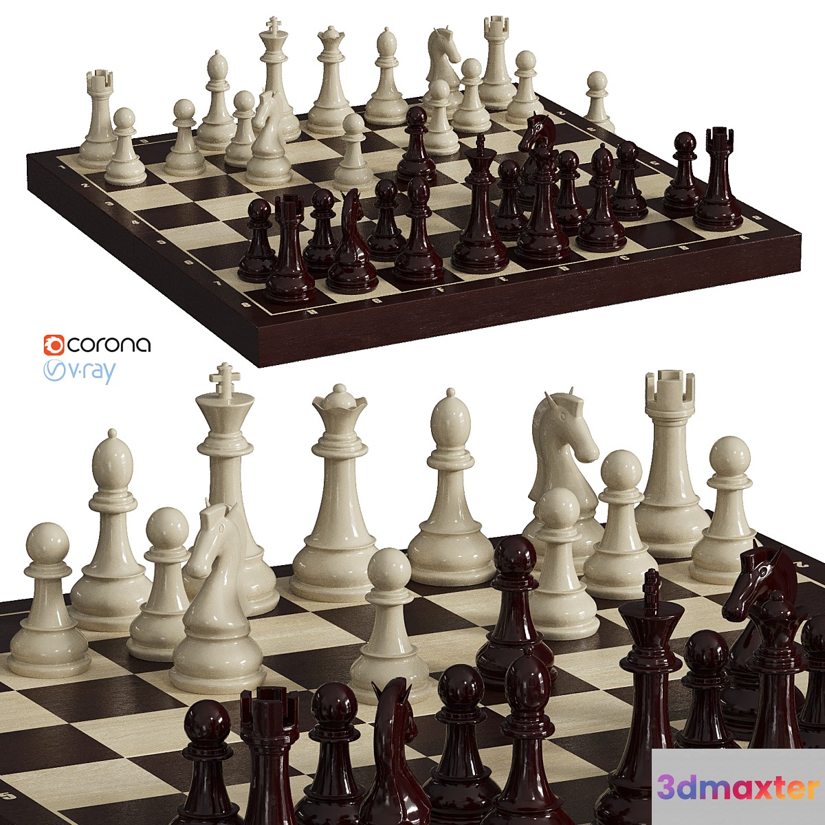 Chess - No.5 3D Max