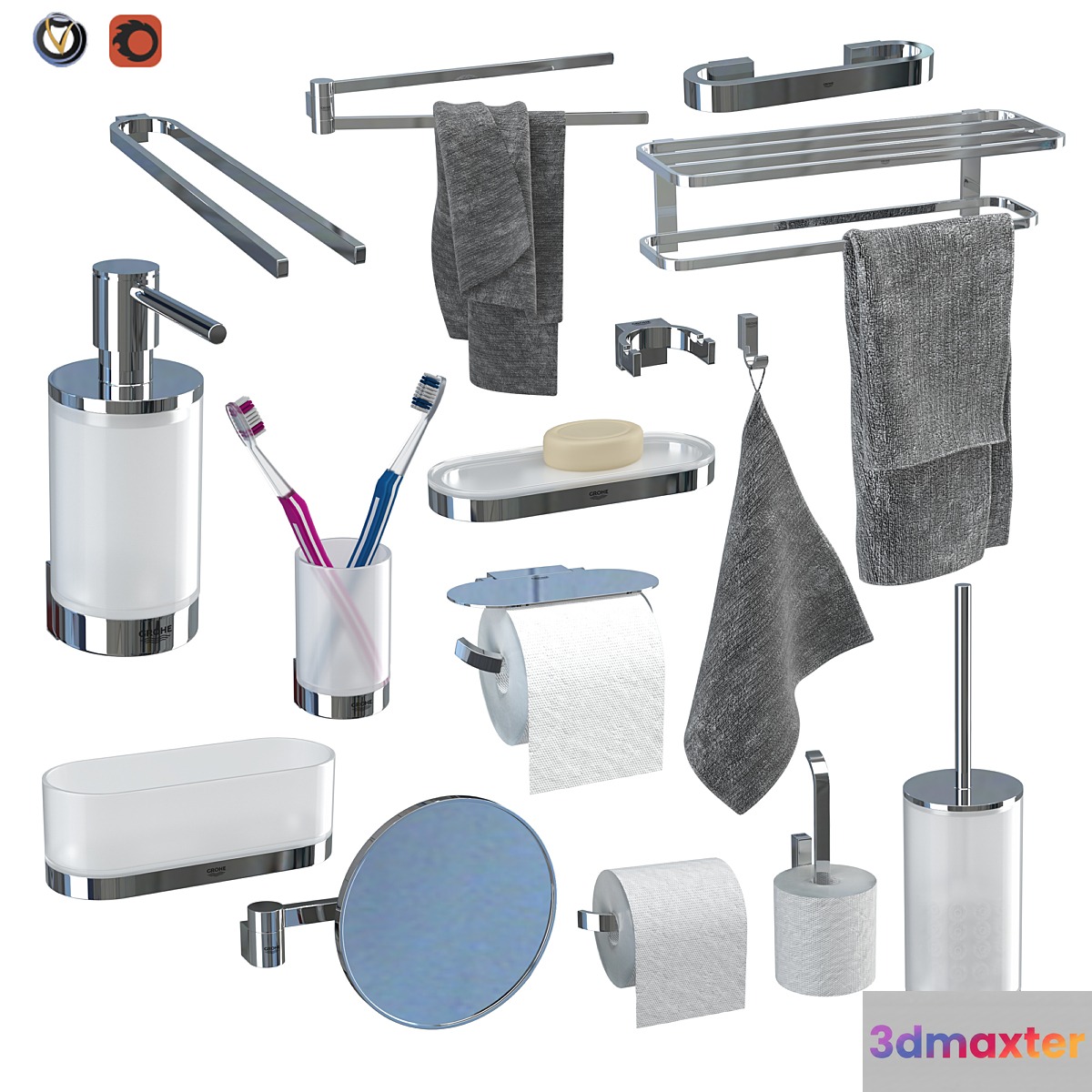 GROHE Selection Accessory Set (15 pcs)