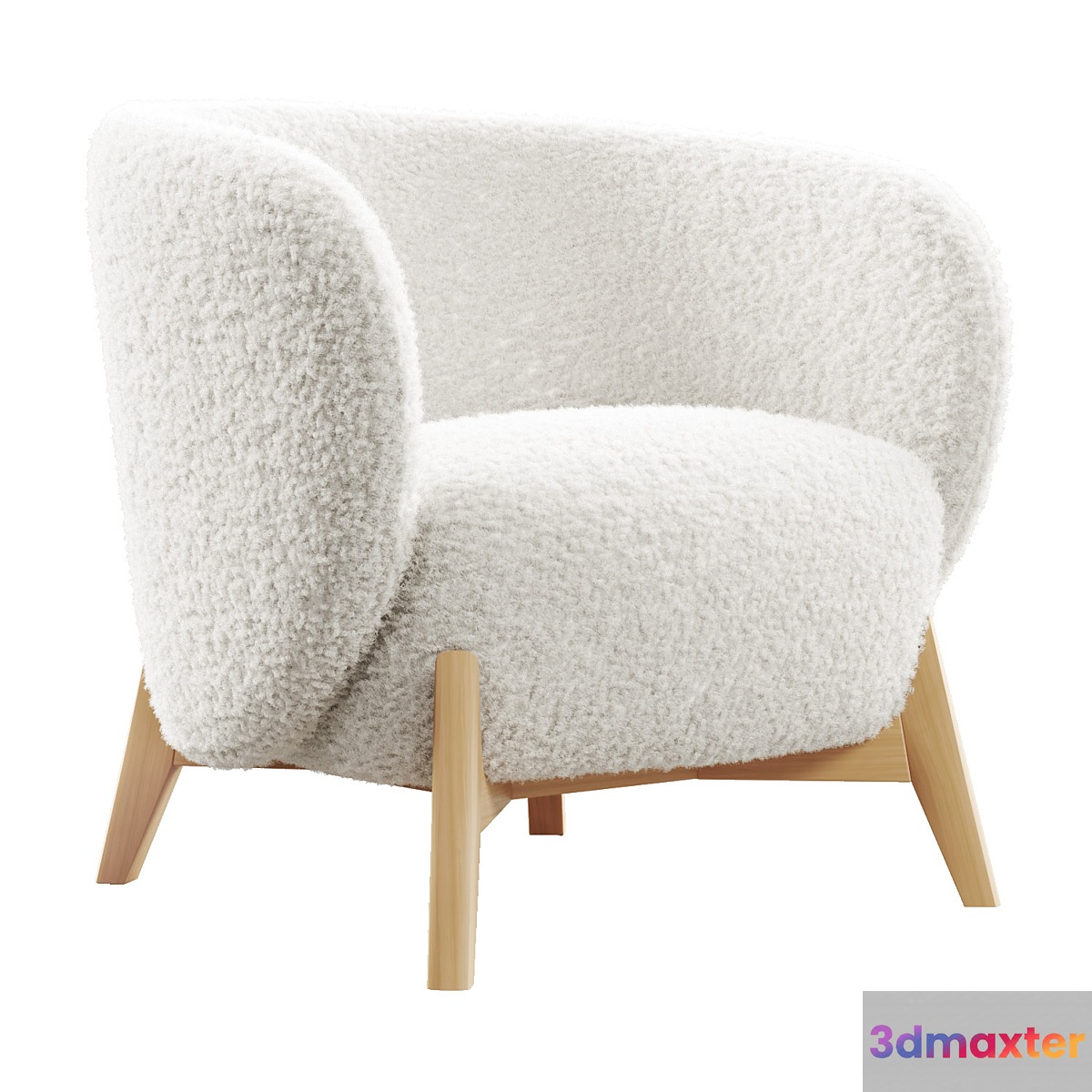 Tilar Cozy White 3D Max