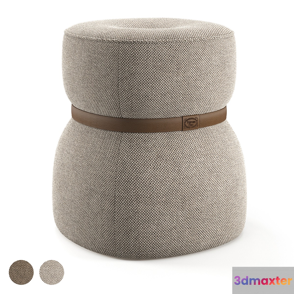 Italian pouf Leple Outdoor by Poltrona Frau - No.2