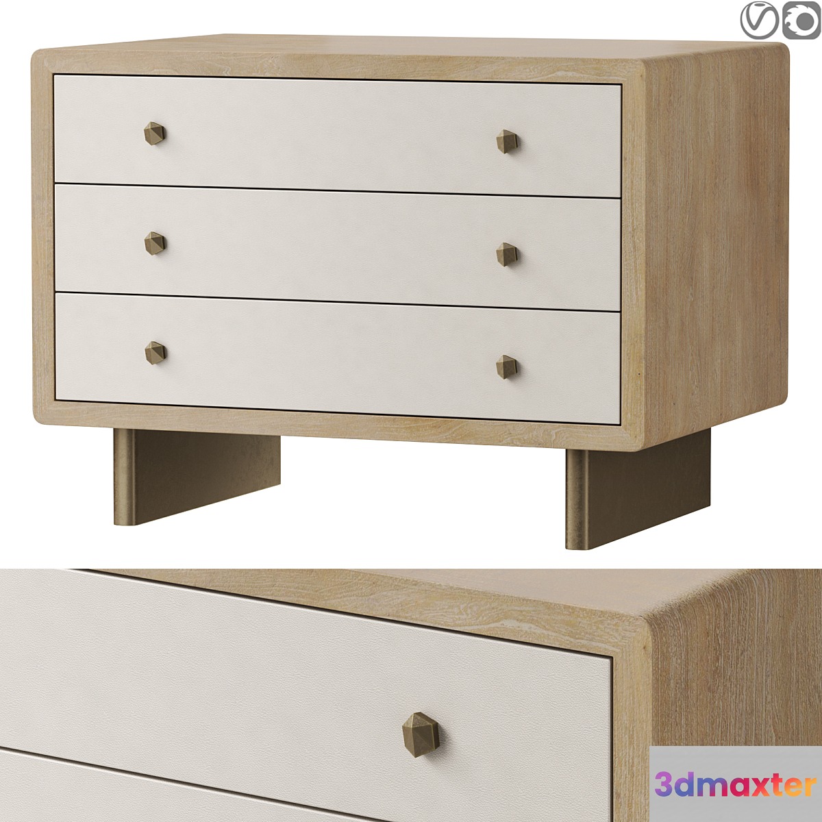 Baker Radius Nightstand