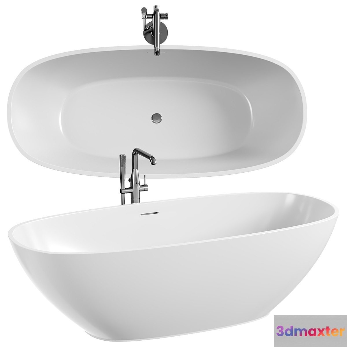 Aqua de Marco Angelo artificial stone bathtub
