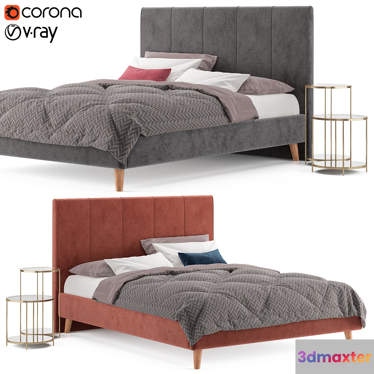 Bed Sharon divan.ru 3D Max