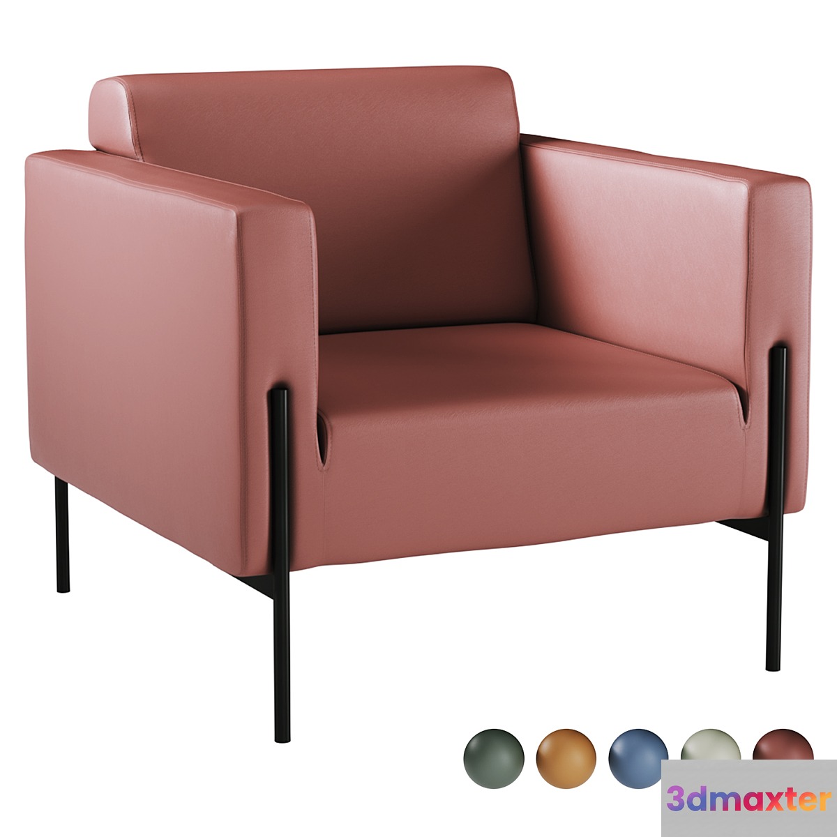 Bosco armchair 3D Max