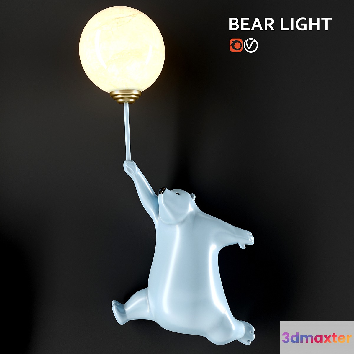 Playlighting BEAR LIGHT 3D Max
