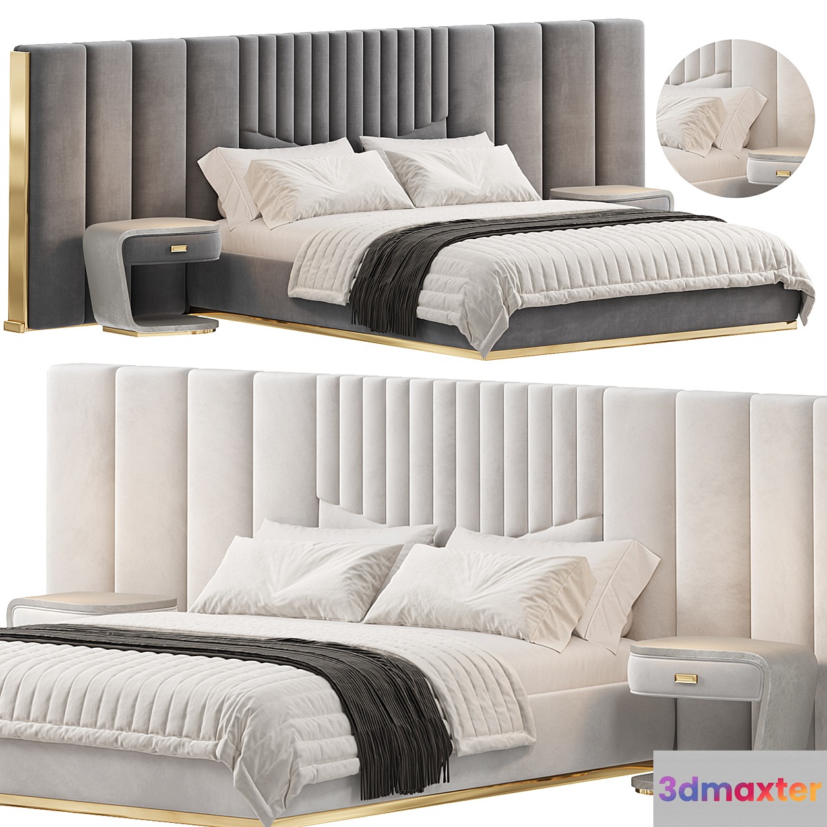 Prisma Grilli Bed by Justform - No.2