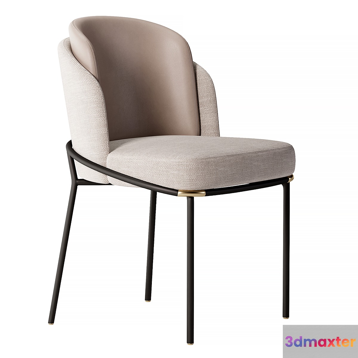 Minotti Fil Noir Dining Chair 3D Max