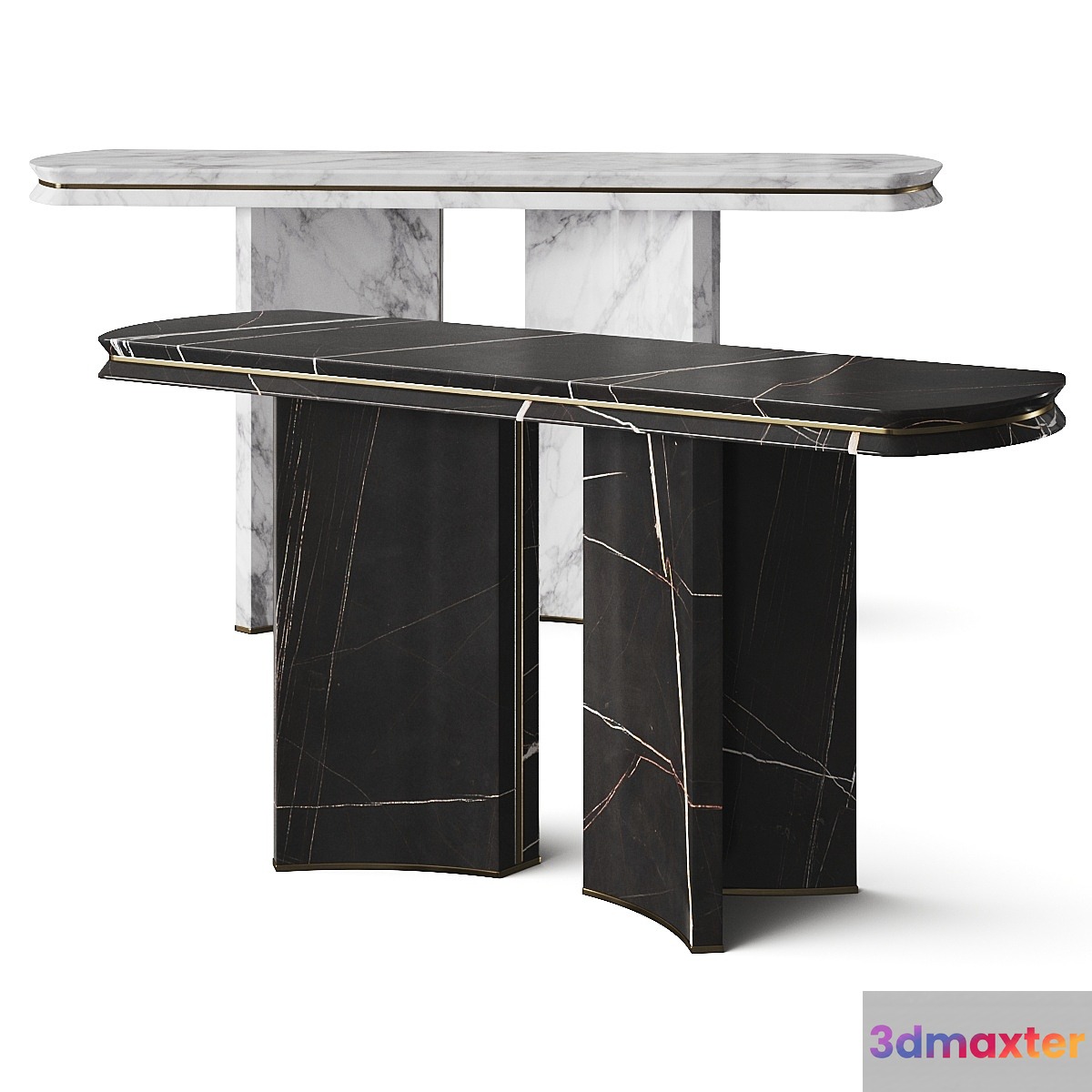 Capital Collection Ercole Console Tables - No.2 3D Max