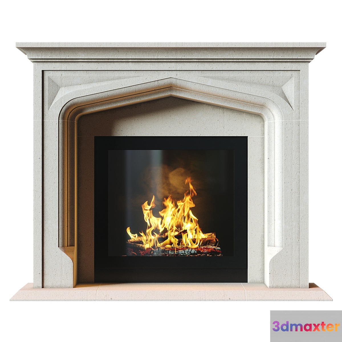 Stone Fireplace 1