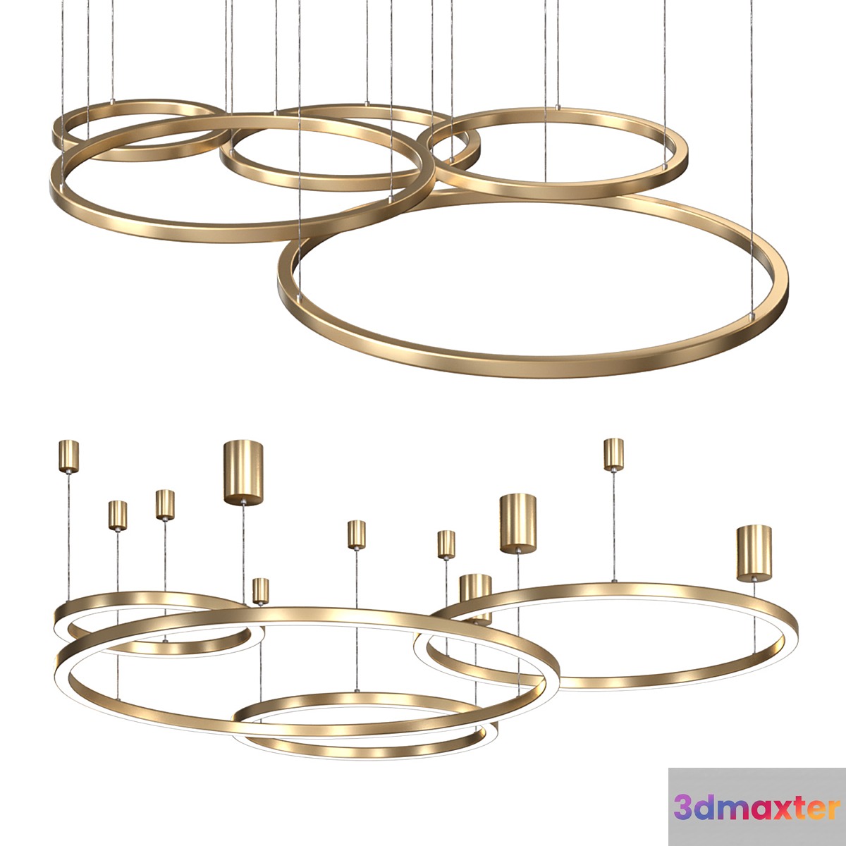 Pendant chandelier ADRIANA 3D Max