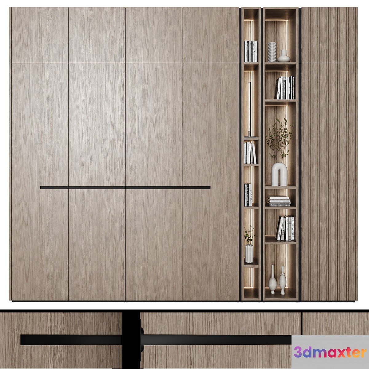 Cabinets modular in modern style 60