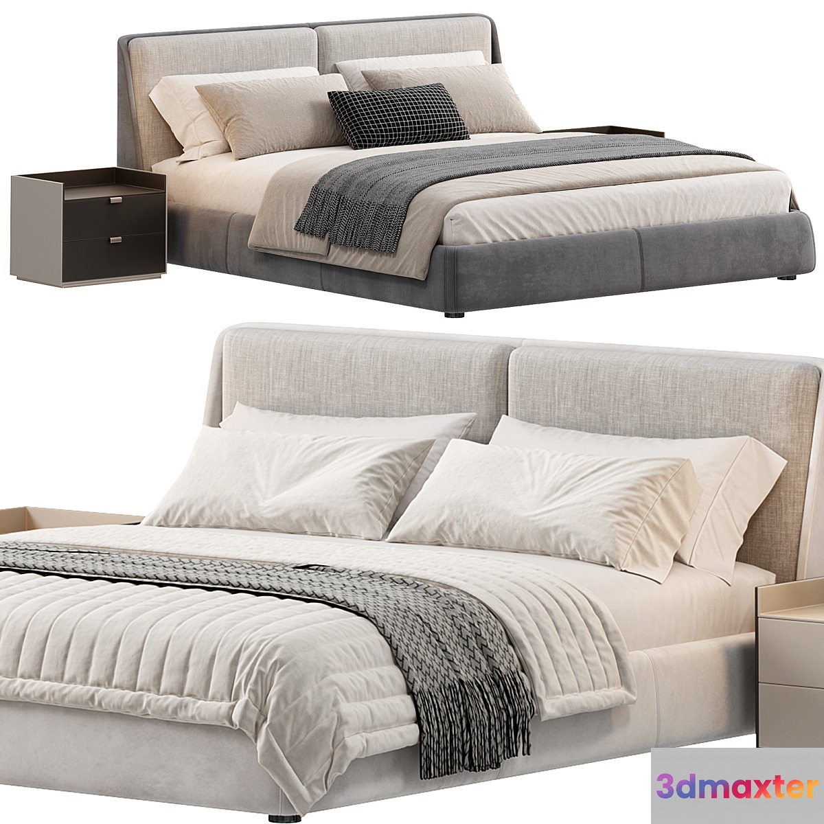 BEND Bed by Ditreitalia 3D Max