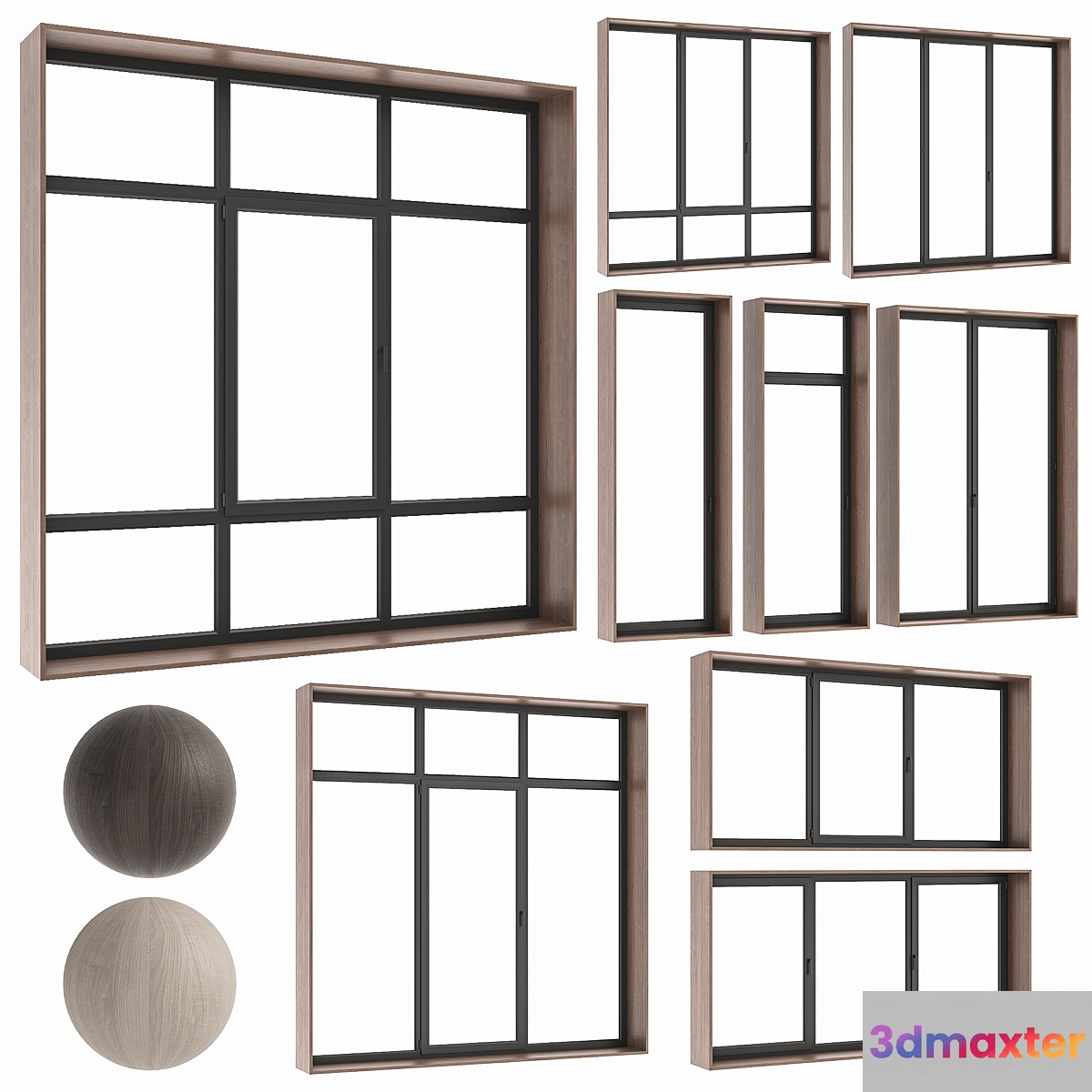 different windows