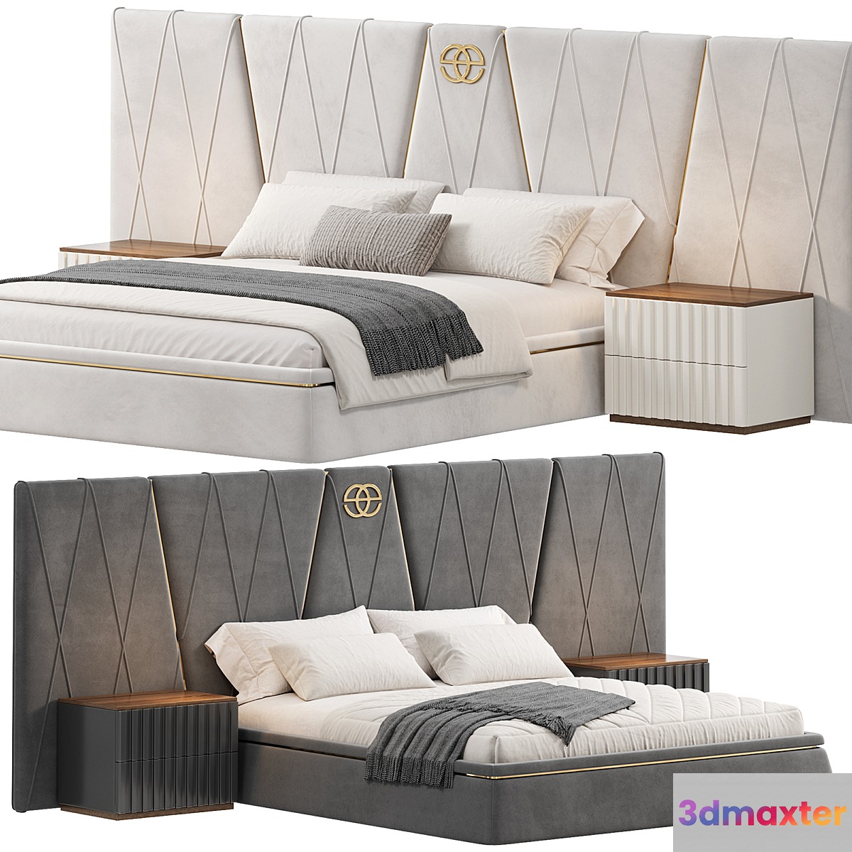 Bed Morocco by Elve luxory 3D Max