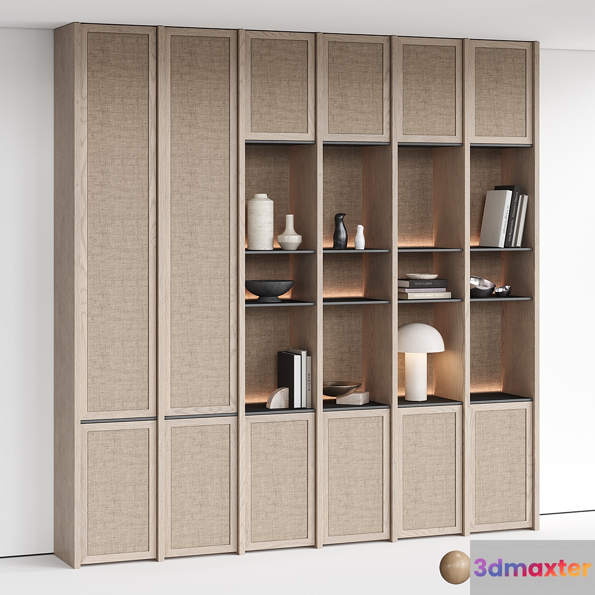 Shelving with decor 2