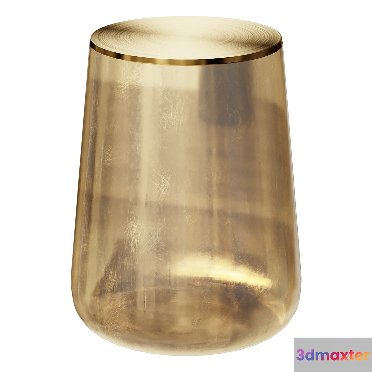 Glass coffee table Conopée coffee table 3D Max