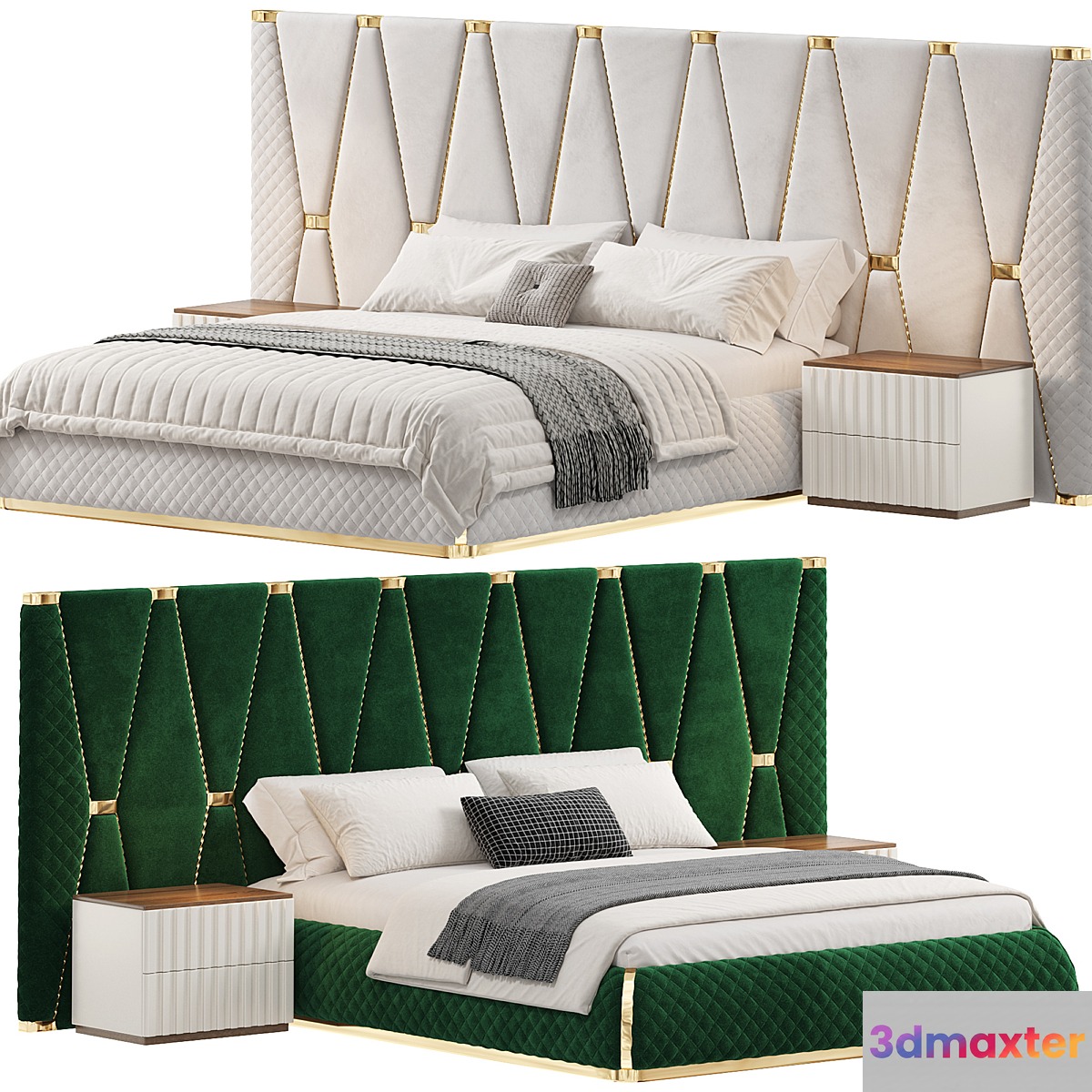Bed Morocco two by Elve luxory