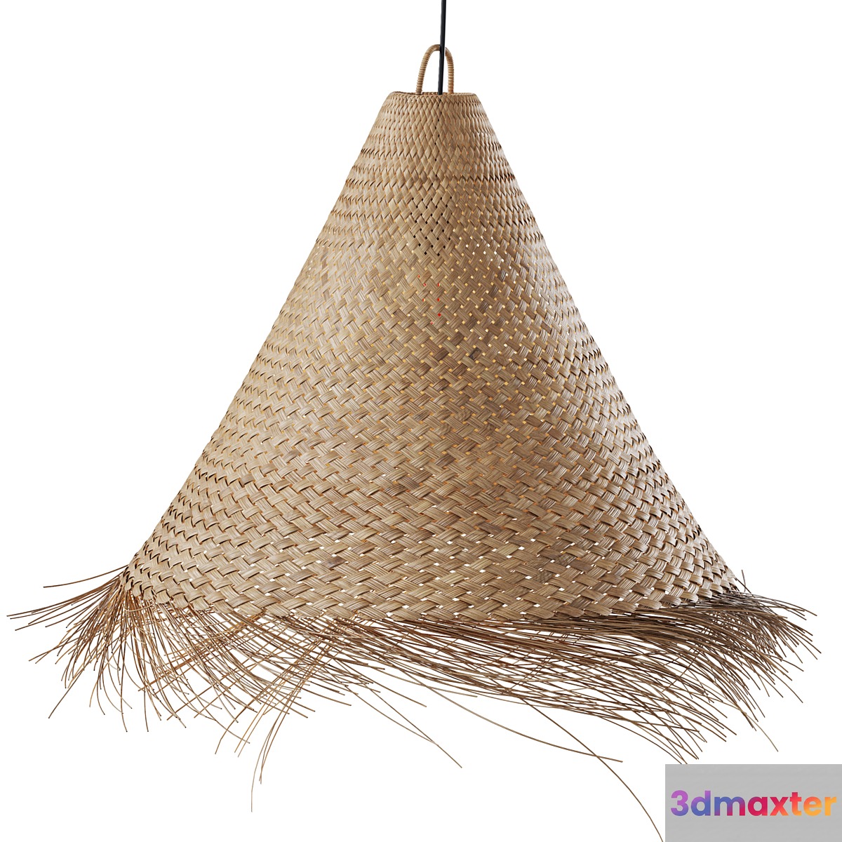Palm leaf chandelier WESOKO - No.3