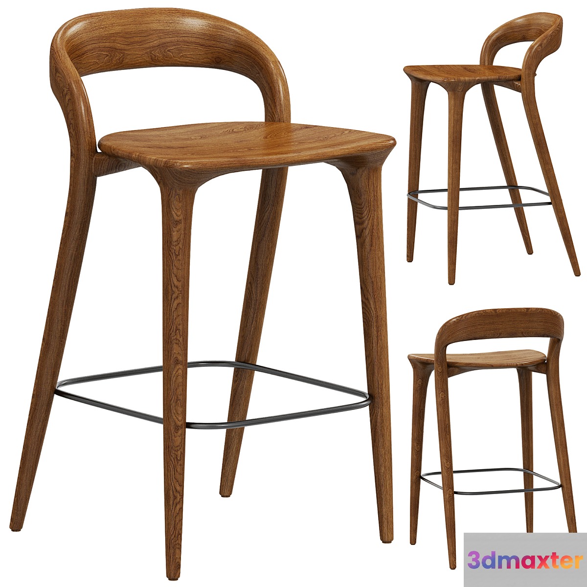 Deephouse semi-bar chair Lugano