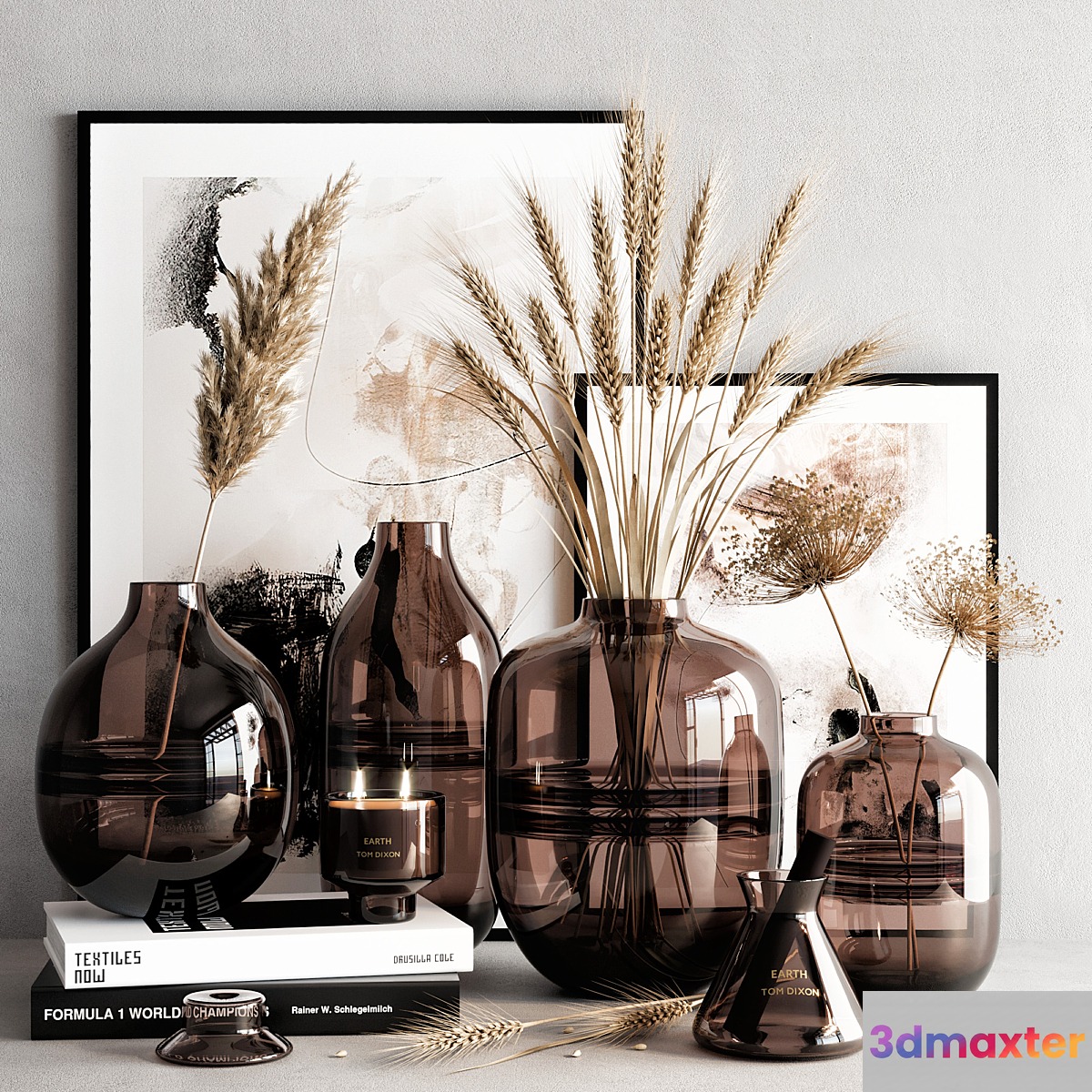 Decorative set 32 3D Max