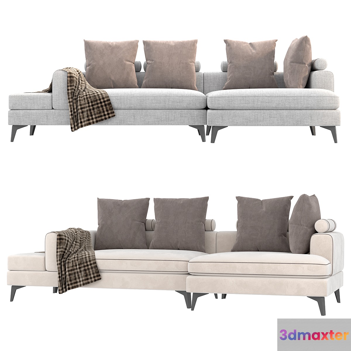 Corner sofa 3D Max
